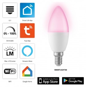 Alecto SMARTLIGHT30  inteligentna żarówka LED z WiFi