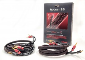 Audioquest Rocket 33 SBW zestaw kabli głośnikowych 2,0 m Single Bi Wire złote banany