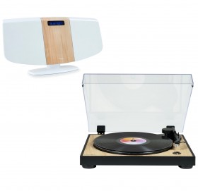 Obrazek dla: Zestaw stereo / Cyfrowa mini wieża z gramofonem THOMSON TT300 & MIC401