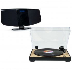 Obrazek dla: Zestaw stereo / Cyfrowa mini wieża z gramofonem THOMSON TT300 & MIC400