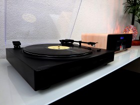 Obrazek 2 dla: Zestaw stereo / Cyfrowa mini wieża z gramofonem THOMSON TT350 & MIC202