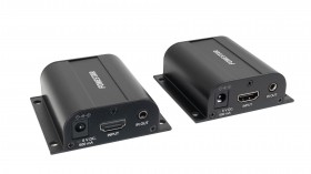Fonestar 7938  Zestaw nadawczoodbiorczy / Extender HDMI przez LAN kabel Cat 6 + IR DO