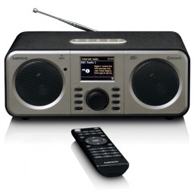 Lenco DIR141 Internetowe radio stereo z tunerem FM i DAB+ oraz odbiornikiem i nadajnikiem Bluetooth