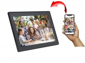 Cyfrowa Ramka na zdjęcia FRAMEO WiFi Ekran dotykowy IPS 10" 16GB Denver PFF1514B MK2