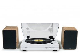 Obrazek dla: Gramofon z aktywnymi głośnikami THOMSON TT351 WS602DUO