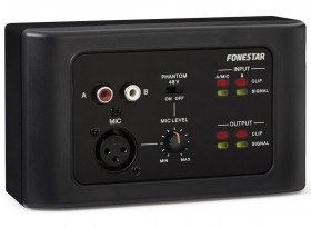Obrazek dla: Fonestar MPX410ES  Przyłącze ścienne z wejściem mikrofonowym oraz aux, dedykowane do matrycy MPX4088