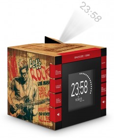 Bigben RR70PROCKWOOD  Radiobudzik z projekcją i cyfrowym tunerem FM