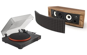 Aktywny zestaw muzyczny JBL L75MS MUSIC SYSTEM + Gramofon JBL Spinner BT  HDMI, streaming, Bluetooth , AirPlay 2, wejście gramofonowe Moc 350 W RMS