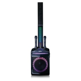 Obrazek dla: Power Audio Lenco PA220BK z subwooferem i odłączaną kolumną wysokotonową, Czarny