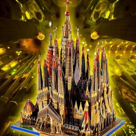 Puzzle Metalowa 3D Sagrada Familia Hiszpania