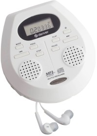 Denver DMP395W przenośny odtwarzacz CD/MP3 z funkcją antishock i podbiciem basów
