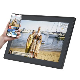  Cyfrowa Ramka na zdjęcia FULL HD FRAMEO WiFi Ekran dotykowy IPS 15.6”" 16GB Denver PFF1515B czarna