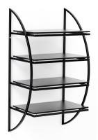 ProJect Wallmount it Rack 5/4 czarny  stojak ścienny na elektronikę i gramofony