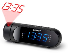 Denver CPR700  radiobudzik z projekcją czasu i ładowarką USB