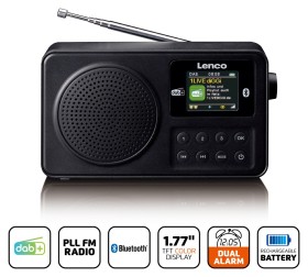Lenco PDR033BK  radio DAB+/FM