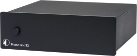 ProJect Phono Box S2  Przedwzmacniacz gramofonowy do wkładek MM i MC, czarny
