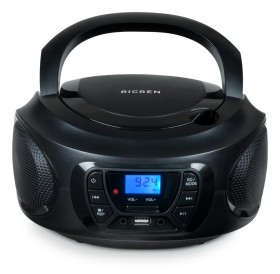 Bigben CD62NUSBBT  przenośny odtwarzacz CD/MP3, USB z radiem FM i Bluetooth, czarny