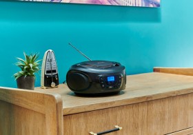Bigben CD62NUSBBT  przenośny odtwarzacz CD/MP3, USB z radiem FM i Bluetooth, czarny