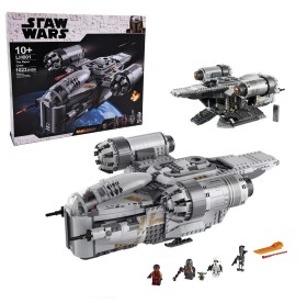 Zestaw klocków STAR WARS Transportowiec łowcy nagród z serialu Mandalorian BRZESZCOT  Zamiennik