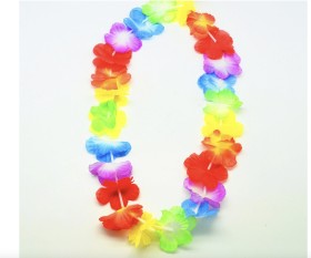 Obrazek 2 dla: Kwiaty hawajskie zestaw wielokolorowy 4szt.