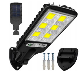 Obrazek dla: Lampa uliczna solarna 120 COB LED model LU17