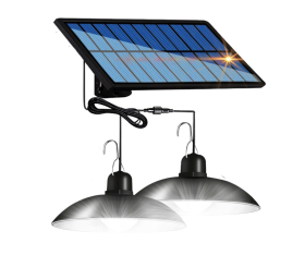 Obrazek dla: Żyrandol solarny LED podwójny 14,8x6.4cm