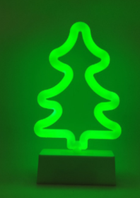Ozdoba świateczna LED neon choinka