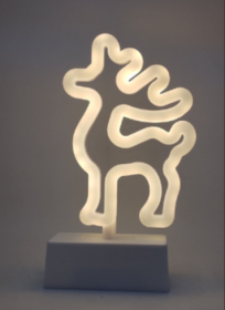 Ozdoba świateczna LED neon renifer