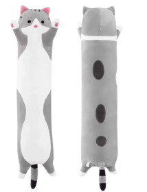 Maskotka kot 50cm szara