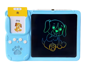 Czytnik Kart i Tablet do Rysowania 2w1 – Nauka Angielskiego i Kreatywna Zabawa