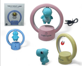 Lampka Nocna Dinozaur Niebieska – LED 3D dla Dzieci