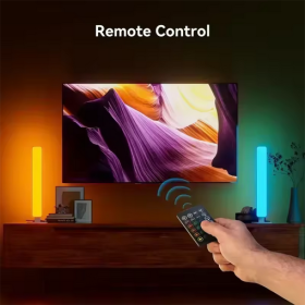 Inteligentne listwy świetlne kolumny LED RGB z Pilotem