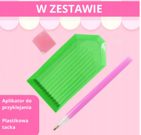 Obrazek 2 dla: Zestaw Haftu Diamentowego – Diamentowe Zawieszki Dinozaury