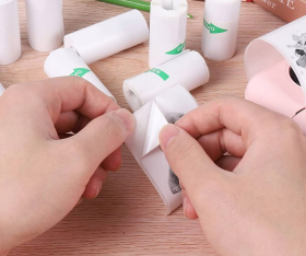 Rolki do mini drukarki "Drukuś" 5szt. 2,5x5,7cm z klejem