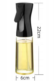 Spryskiwacz do oliwy i oleju – szklana butelka z dozownikiem 200 ml