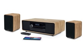 Obrazek dla: Zestaw audio Thomson MIC300IBT + WS602DUO z radiem FM CD/MP3/USB i Bluetooth