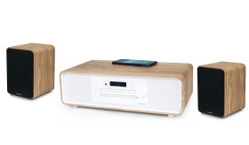 Obrazek dla: Zestaw audio Thomson MIC301IBT + WS602DUO z radiem FM CD/MP3/USB i Bluetooth