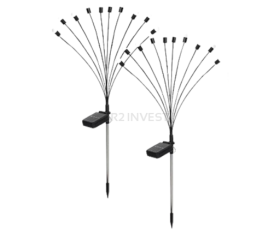 Obrazek dla: Lampa solarna kulki 10szt. zestaw 2szt