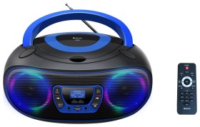 Obrazek dla: Denver TDB212BU radio FM/DAB+, Bluetooth, CD, USB, niebieskie