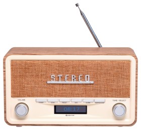 Obrazek 2 dla: Denver DAB18LW cyfrowe radio retro DAB+/FM z Bluetooth