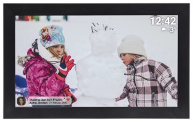 Obrazek dla: Denver PFF1504BLACK Cyfrowa ramka na zdjęcia FULL HD o przekątnej 15,6 cala z WiFi / FRAMEO