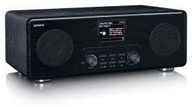 Obrazek 2 dla: Lenco DIR261BK  mikrowieża z CD, radiem internetowym, FM/DAB+ i Bluetooth