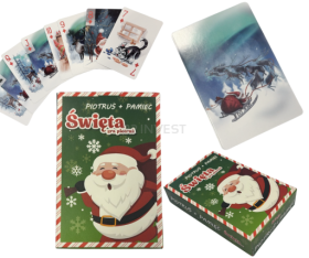 Obrazek dla: Talia kart świąteczna 52szt.