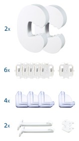 Obrazek 2 dla: Zestaw zabezpieczeń dla dzieci Alecto BV30