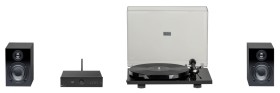 Obrazek dla: ProJect STEREO SET E PHONO  Minimalistyczny system audio z gramofonem, czarny

