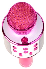 Obrazek 2 dla: Mikrofon karaoke Bluetooth z głośnikiem Denver KMS20P Różowy