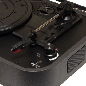 Obrazek 2 dla: Gramofon w obudowie retro z wbudowanymi głośnikami Denver VPL130DGR