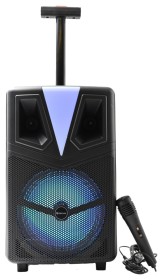 Obrazek dla: Przenośny głośnik imprezowy, Bluetooth z efektami świetlnymi LED i mikrofonem Denver TSP307
