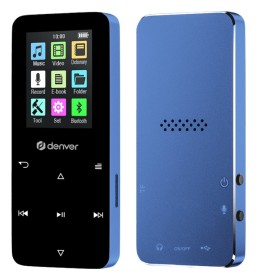 Obrazek dla: Odtwarzacz MP4 z Bluetooth Denver MP1830BU BLUE