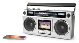Obrazek dla: Boombox Retro Bluetooth Radio FM Magnetofon Kasetowy USB AUX Bigben EPOK BTBLASTER Ghetto Blaster